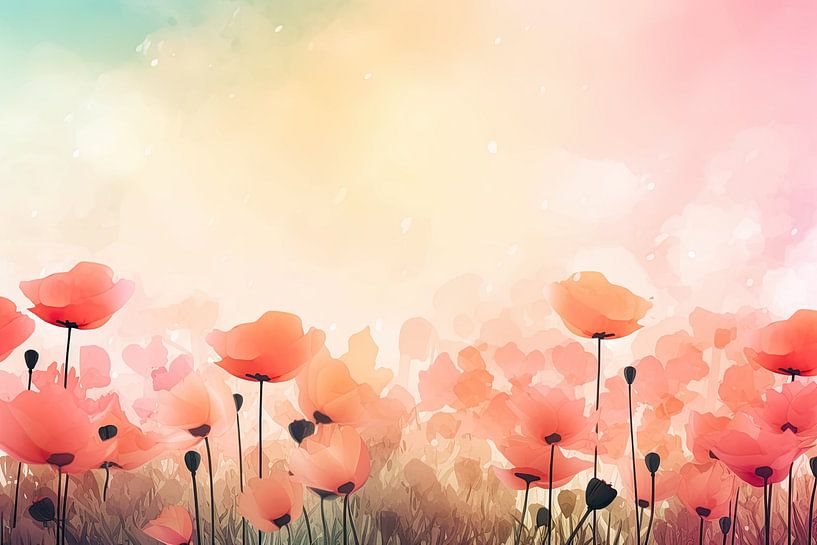 Mohnblume von Bert Nijholt