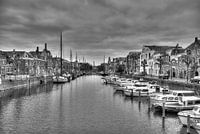 Historisch Delfshaven in zwart-wit (HDR) 2