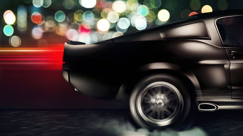 1968 Ford Mustang Shelby GT500E Eleanor by Thomas Boudewijn