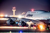 Lufthansa Boeing 747 ready for take-off