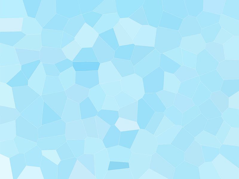 Mosaik in Blau von Caroline Lichthart