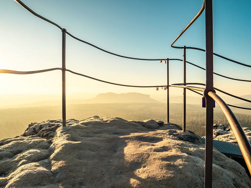 Gohrisch, Suisse saxonne - Pfaffenstein par la balustrade par Pixelwerk