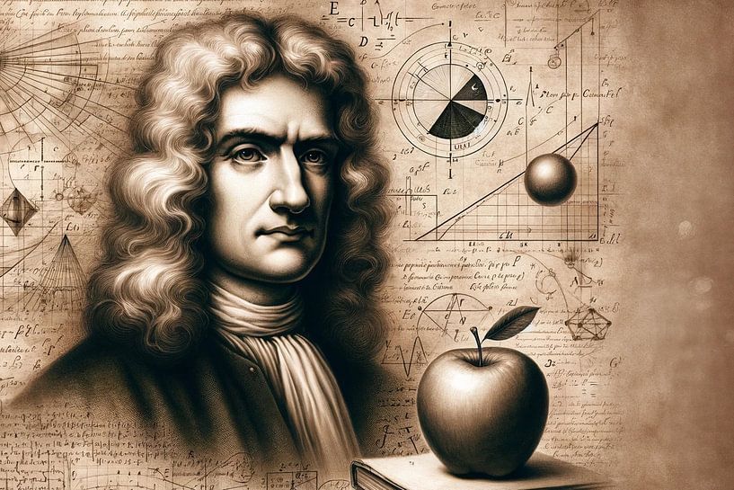 Isaac Newton: Gravitationsgesetz und Erkenntnis von artefacti
