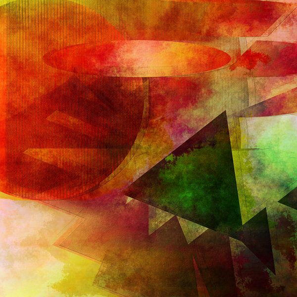 Abstract 2017 001 by Christine Bässler