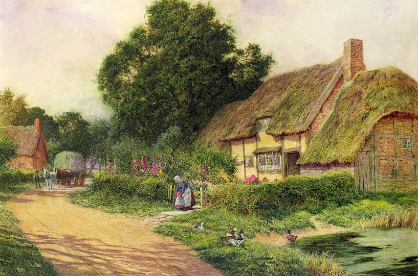 Arthur Claude Strachan,The coming of the hay by finemasterpiece