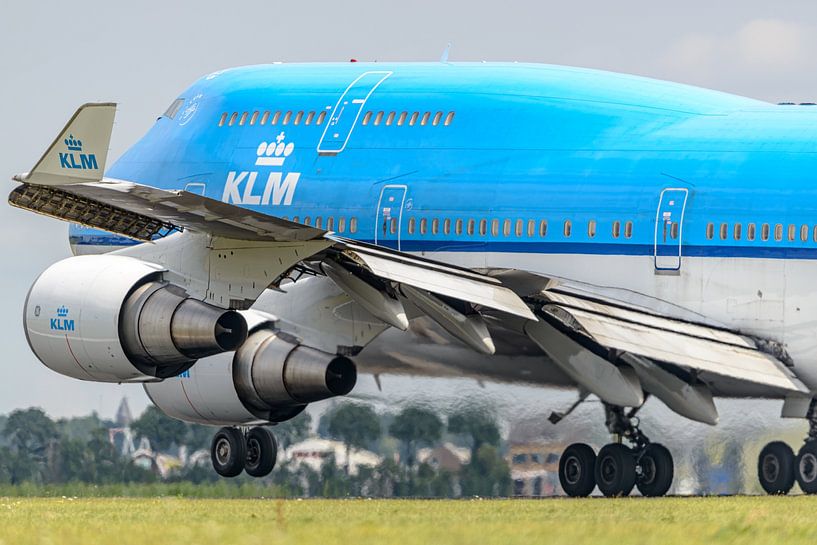 Décollage du Boeing 747-400 Jumbo Jet de KLM. par Jaap van den Berg