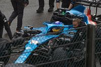 Fernando Alonso Grid Spa 2021