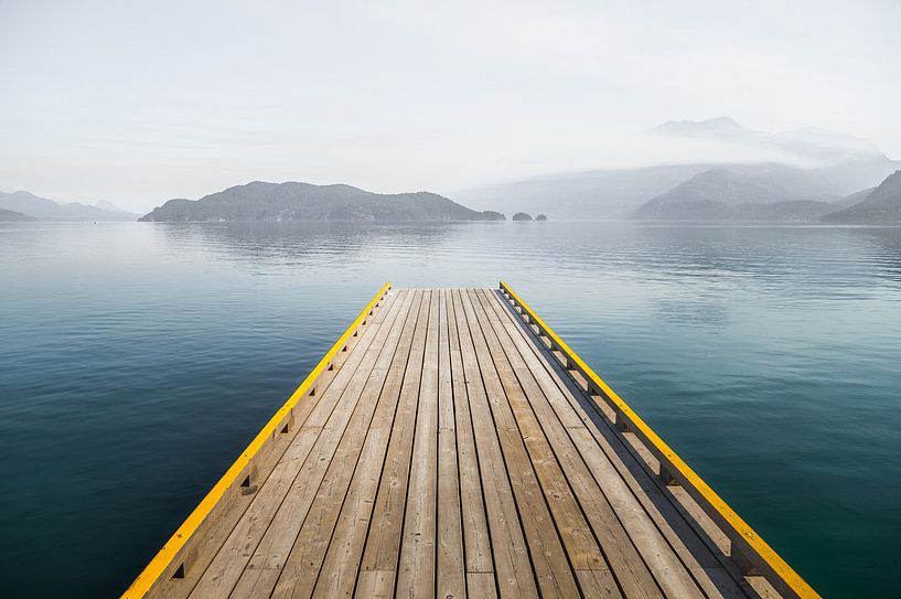 Der Pier von Harrison Hot Springs von Emile Kaihatu