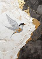 Abstraktes Golddekor