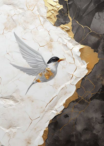 Décor abstrait doré par Morgan