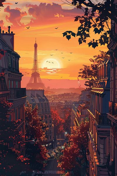 Traum von Paris von ARTemberaubend