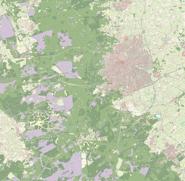 Karte von Apeldoorn von Rebel Ontwerp