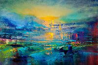 Een nieuwe dag - de zon aan de horizon