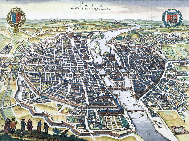 Matthäus Merian, Parijs 1620 van Atelier Liesjes