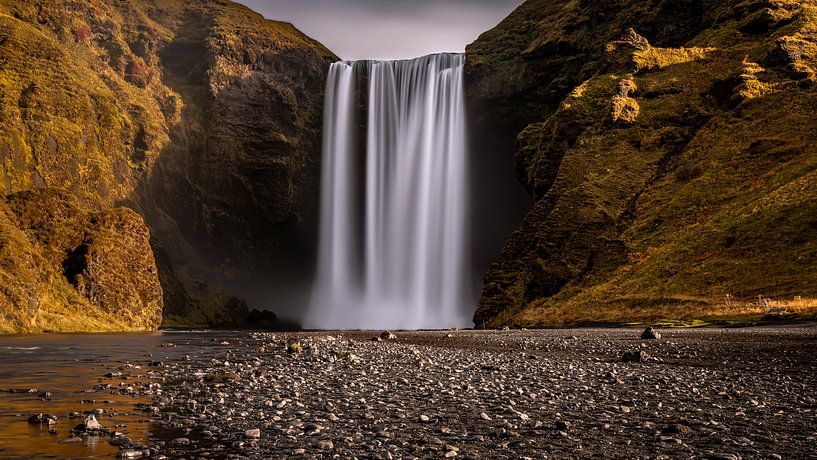 Skógafoss van Jadian Kerkhoven