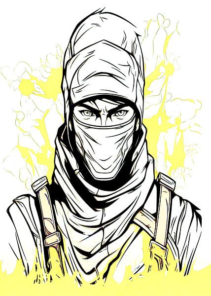 Ninja-Porträt von irvan halim