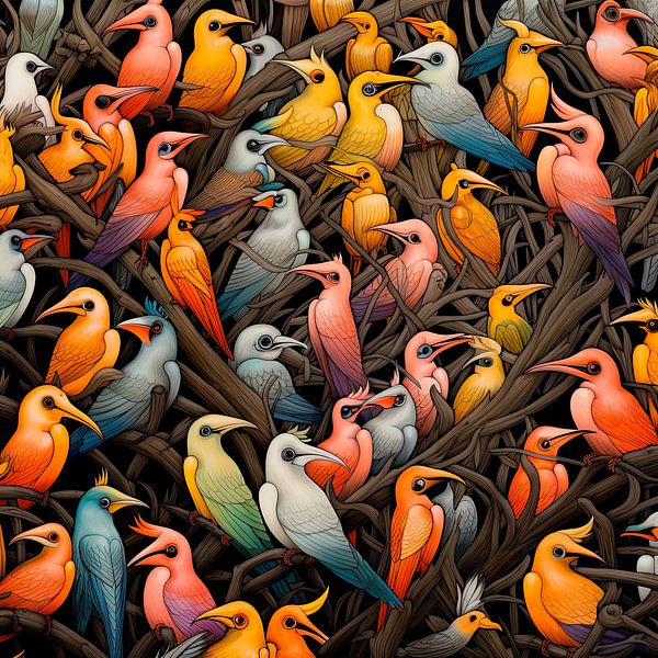 Paradiesvogel-Party von Erich Krätschmer