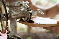 Broyage de fèves de cacao sur une bicyclette Costa Rica