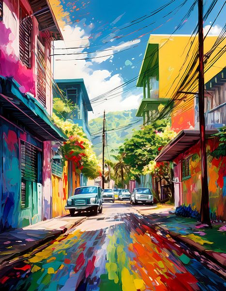 A riot of colour in tropical light, the road of dreams in Hawaii by bo&nika
