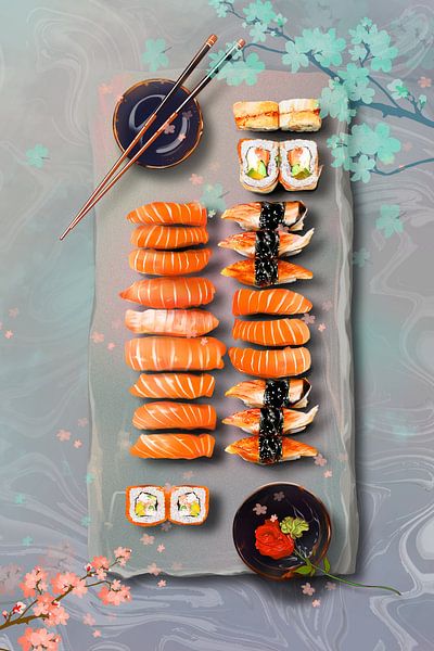 Sushi Japon par Moonheart Artworks