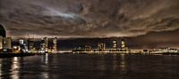 Dark Night Sky in Rotterdam