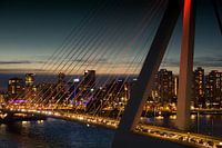 Erasmusbrücke im Dunkeln