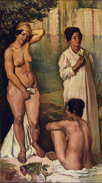 Émile Bernard, Fellah-Frauen im Bad, 1900 von Atelier Liesjes