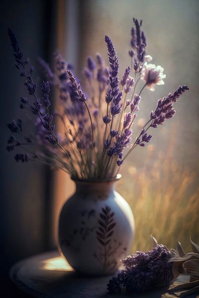Lavender At The Window by Treechild