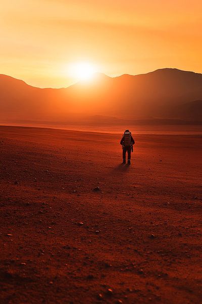 Sonnenuntergang in der Wüste von Poster Art Shop