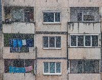 an einem verschneiten Tag in Sopfia