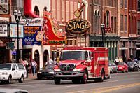 Un camion de pompiers américain à Nashville