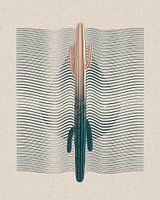 Golden Saguaro cactus