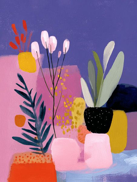 Bunte botanische abstrakte von Studio Allee