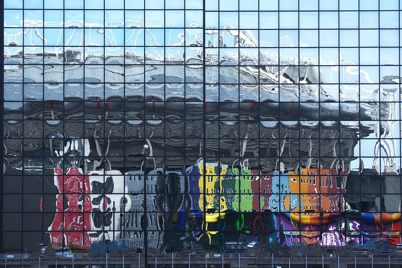 Johan Cruijff ArenA in Glas von Ron Veltkamp