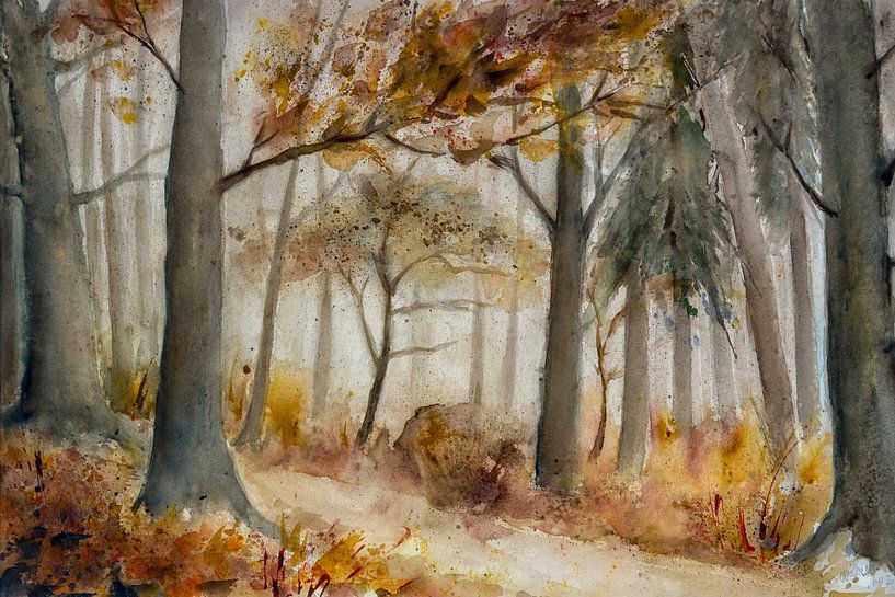  autumn forest by Christine Nöhmeier
