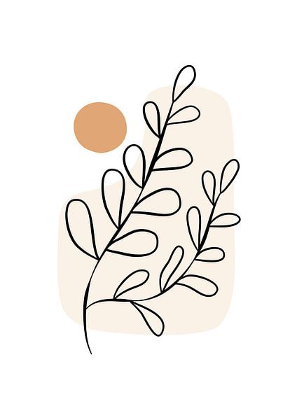 In Reihen mit Sonne pflanzen von Studio Miloa