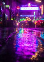 Neon lights on the Reeperbahn Hamburg