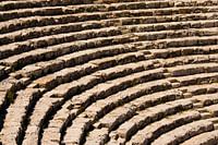 Het amphitheater van Segesta, Sicilië