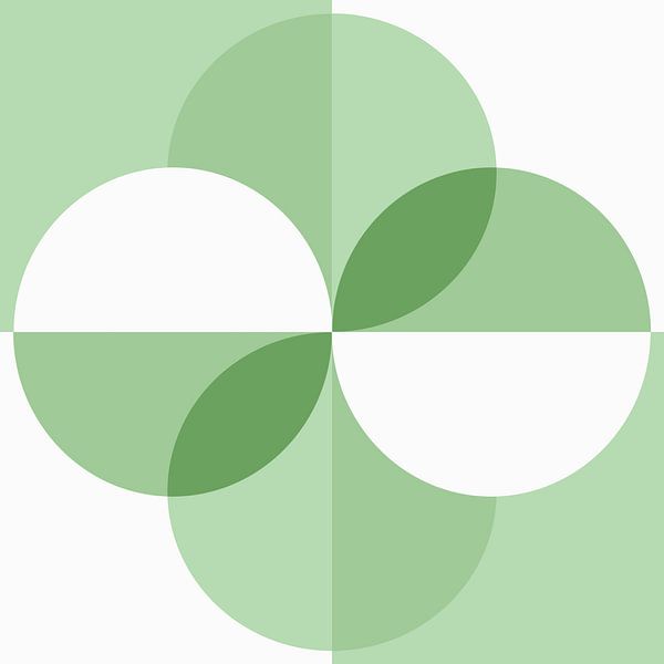 Skandinavische Retro Abstraktion von Mad Dog Art