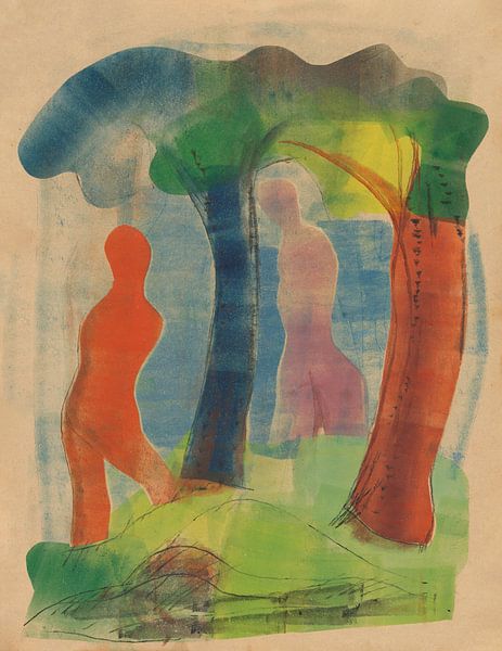 Südseeinsel 3, Hendrik Nicolaas Werkman von Meisterhafte Meister