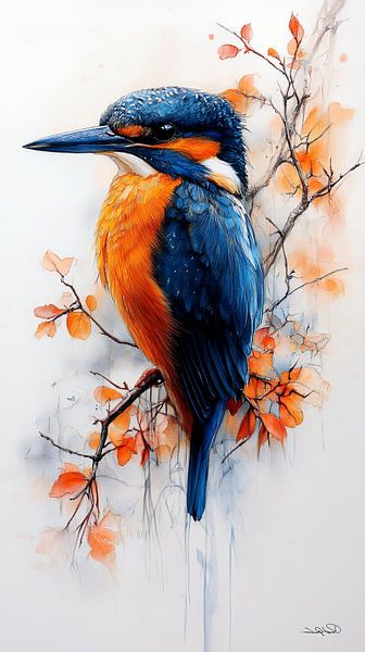 kingfisher by Gelissen Artworks
