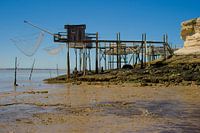 Strand vissers huisje