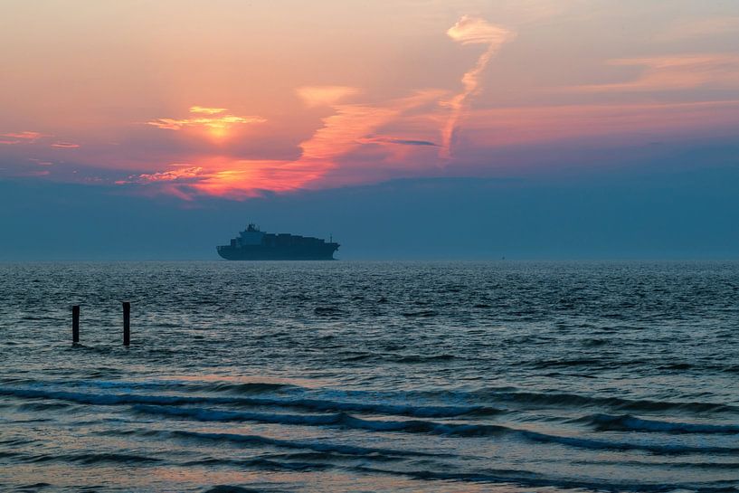 Sunset Zeeland par Henk Verstraaten