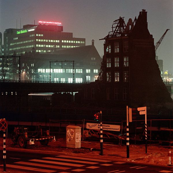 Rotterdam by night by Raoul Suermondt