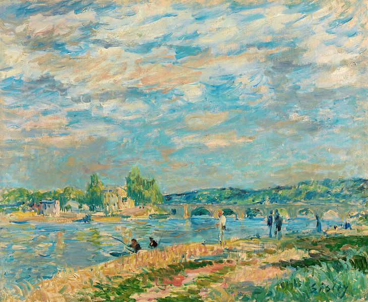 Alfred Sisley,Die Brücke von Sevres von finemasterpiece
