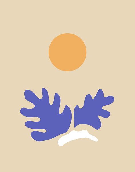 Sunrise Inspired by Henri Matisse by Mad Dog Art