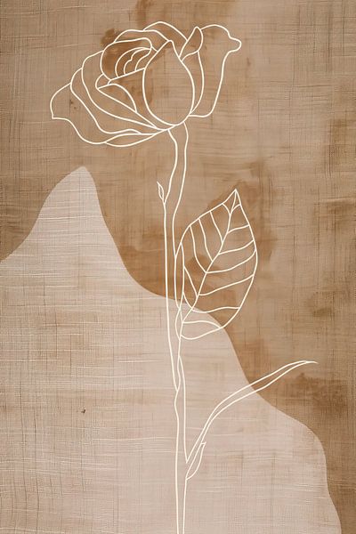 Peinture à la rose par Collection Moderne