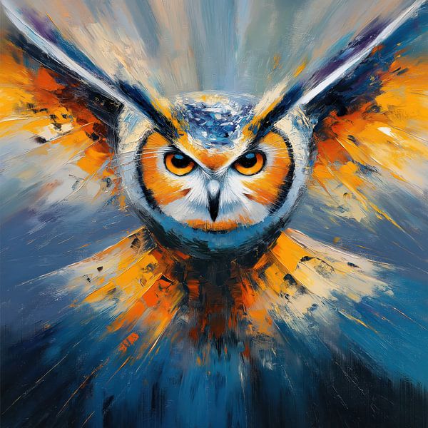 Eule von Bert Nijholt