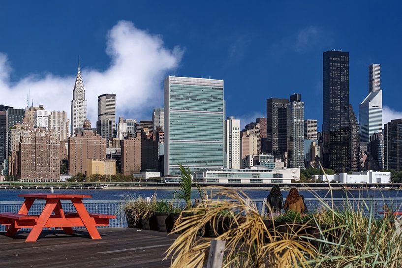 East River und Midtown Manhattan by Kurt Krause