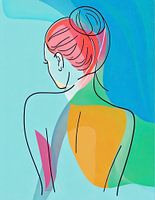 Femelle, beauté gracieuse